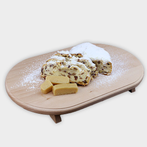 Marzipanstollen 1000 g und ein kleines Stollenbrett Marzipanstollen 1000 g und ein kleines Stollenbrett