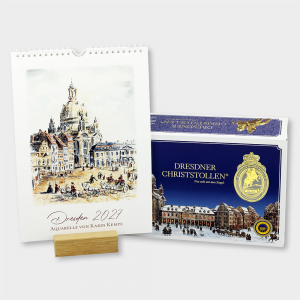 Original Dresdner Christstollen 1000g und ein Kalender Original Dresdner Christstollen 1000g und ein Kalender